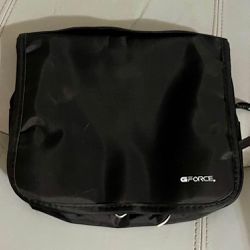 Black GFORCE Hanging Toiletries Bag Travel Bag