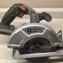Like New Porter Cable 18 V Circular Saw And Sawzall  With (New Charger And New 6 Ah Battery With 5 Year Warranty ) Bag Included 