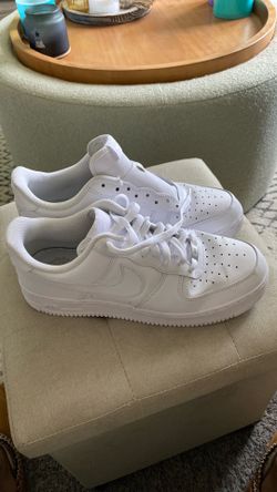 White Air Force ones men’s size 11.
