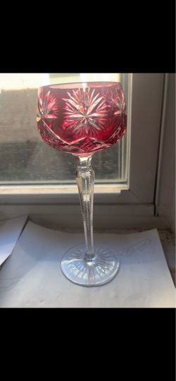 cut crystal wine glass Ajka