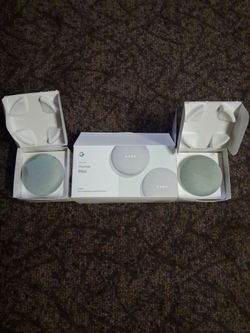 Google home mini smart speakers