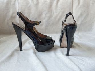 Steve Madden peep-toe platform stiletto heels