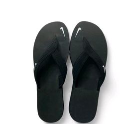 Women's Nike Celso Girl Thong Flip Flop Sandal Black/White 