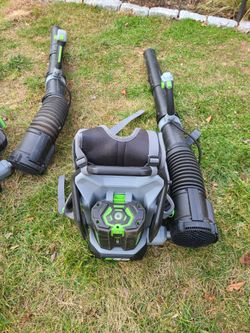 Ego Back Pack Blower I Have 2 . 1 Battery 5 Amp