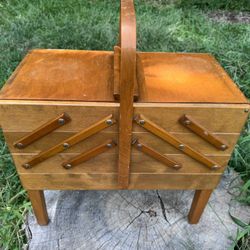 Mid Century Sewing Box 