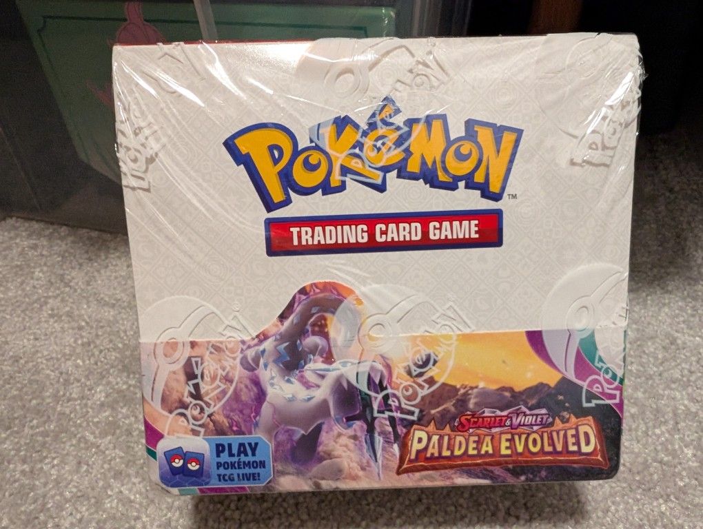 Sealed Paldea Evolved Booster Box Pokemon
