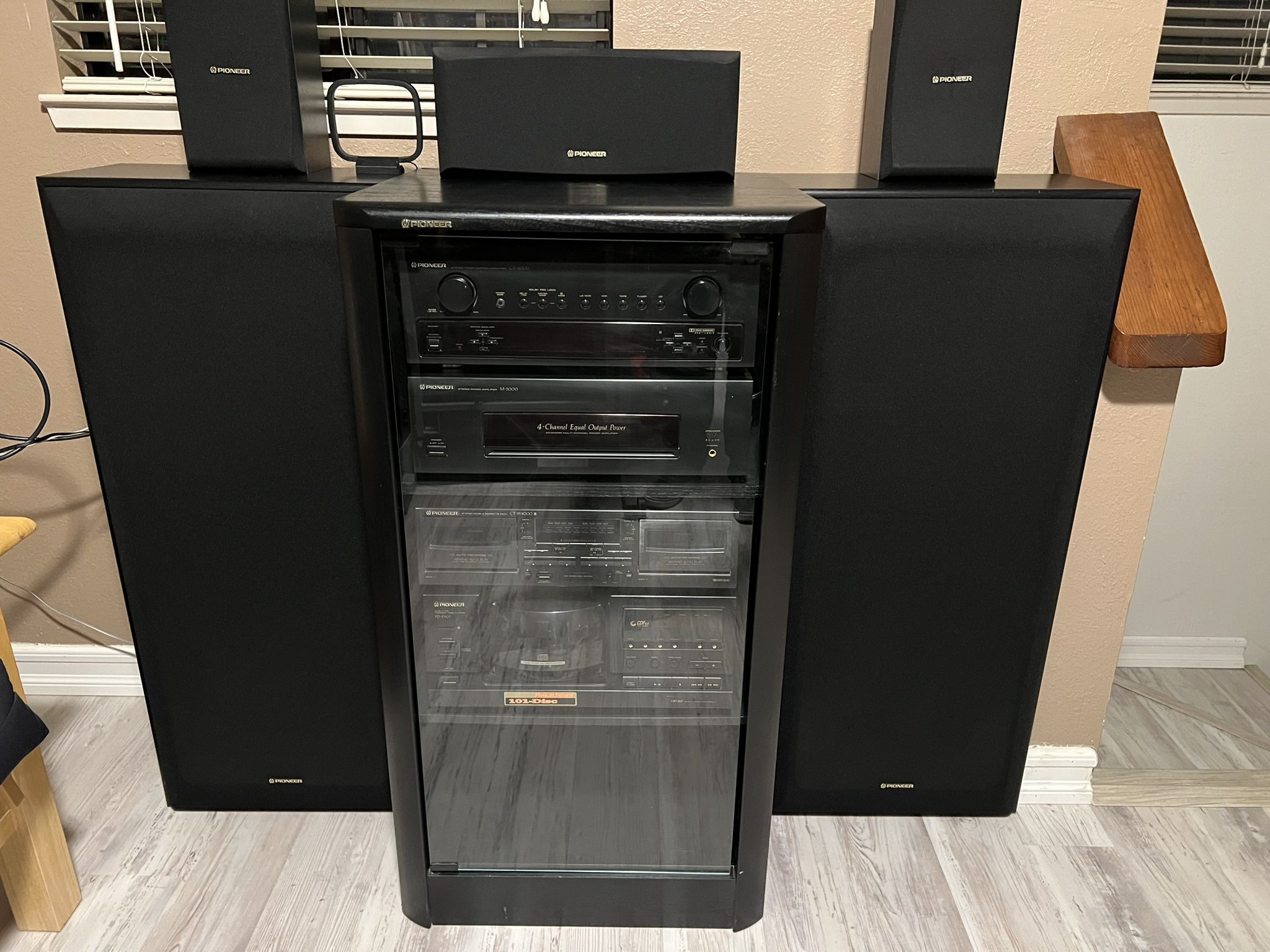 Pioneer Cx-4000 Home Stereo System Vintage 