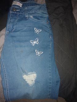 Girl Jeans Size 12 And 2 Girl Sweaters Size 10