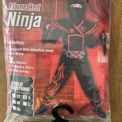 Ninja Kids Halloween Costume Size S