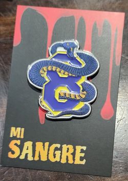 NBA Los Angeles Lakers #8 Snake Enamel Pin 
