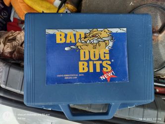 NEW BAD DOG ROVER BITS SET OF 8 WITH CASE
