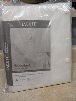 SnapHook Shower Curtain Liners 2 Pack