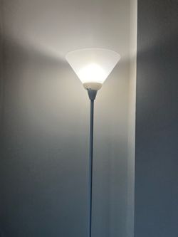 72" White Floor Lamp