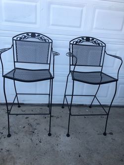 HIGH CHAIRS SET OF 2 PIECES