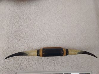 35" Mounted Steer Horns