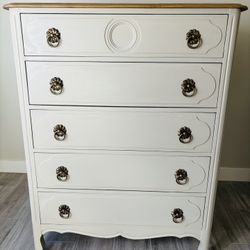 Refinished and Repainted Dresser