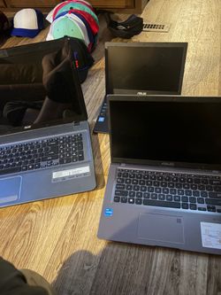 3 laptops
