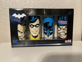 Ultra Rare Batman Shot Glasses By DC 