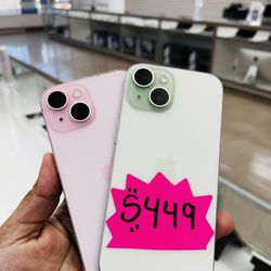 iPhone 15 128gb AT&T Cricket 