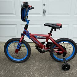 Spider-Man Kids Bike + PJ Masks Helmet