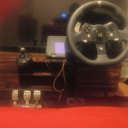 Xbox Logitech Steering Wheel Just Purchased Extra Features