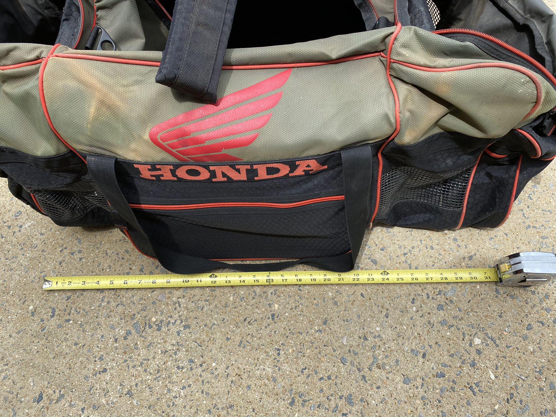 Honda Fox Motocross Gear Bag heavy duty for boots and armor