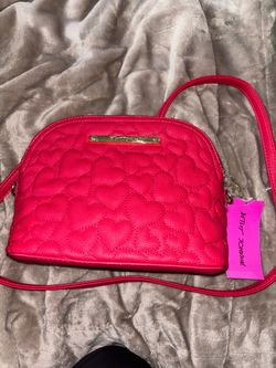 red Betsy Johnson purse