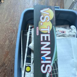 Nintendo Vs Tennis Arcade Video Game Marquee 