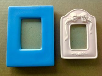 Vintage Dansk & Hallmark Ceramic Porcelain Frames