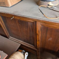 Antique Radio Cabinet