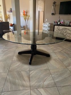 72 Inch Glass Round Dining Table