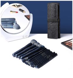 👩🏻‍🦰Makeup Brush Set, Professional Makeup Brushes Kit Foundation Powder Concealers Eye Shadows Makeup 15 Piece for Eye Face Liquid Cream Cosmetics 