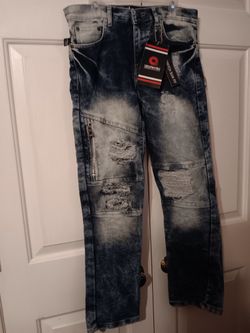 Boys Stress Denim Jeans 