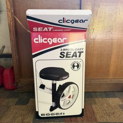 Clicgear 3 Wheel Golf Cart Seat