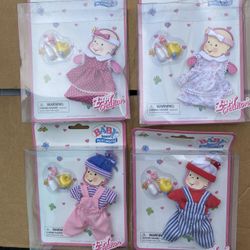 New Zapf Creation Baby Born 4-5” Doll fashion outfits $7 each