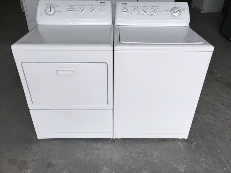 Kenmore Elite Matching Washer And Dryer With 120 Day Warranty