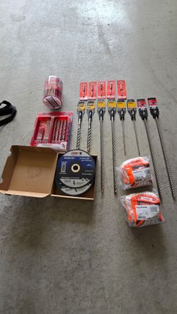 Mason Tools! Brand New SDS Plus  Masonry Bits and misc. Items!!