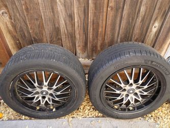 2 Rims/tyres
