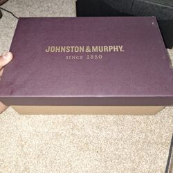 Johnston & Murphy Black FG Leather Dress Shoes