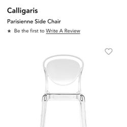 Bloomendales Calligaris Parisienne Acrylic Chairs