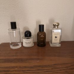 empty perfume bottles 