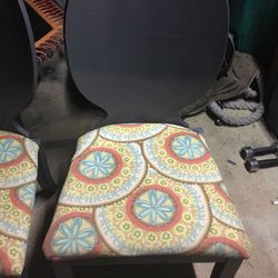 2 Heavy Wooden Chairs