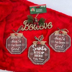 Christmas Signage Ornaments
