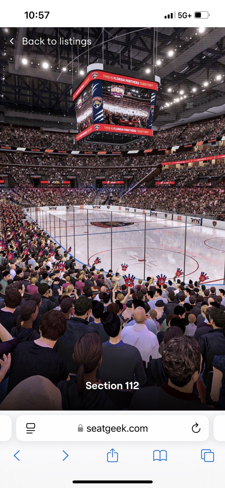 Florida Panthers Game 4 Stanley Cup Finals Tickets