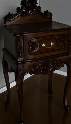 Rich dark brown wood ,
