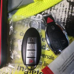 Nissan, Mercedes-Benz Car Key Fob 