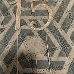 Silver Cake Topper 15