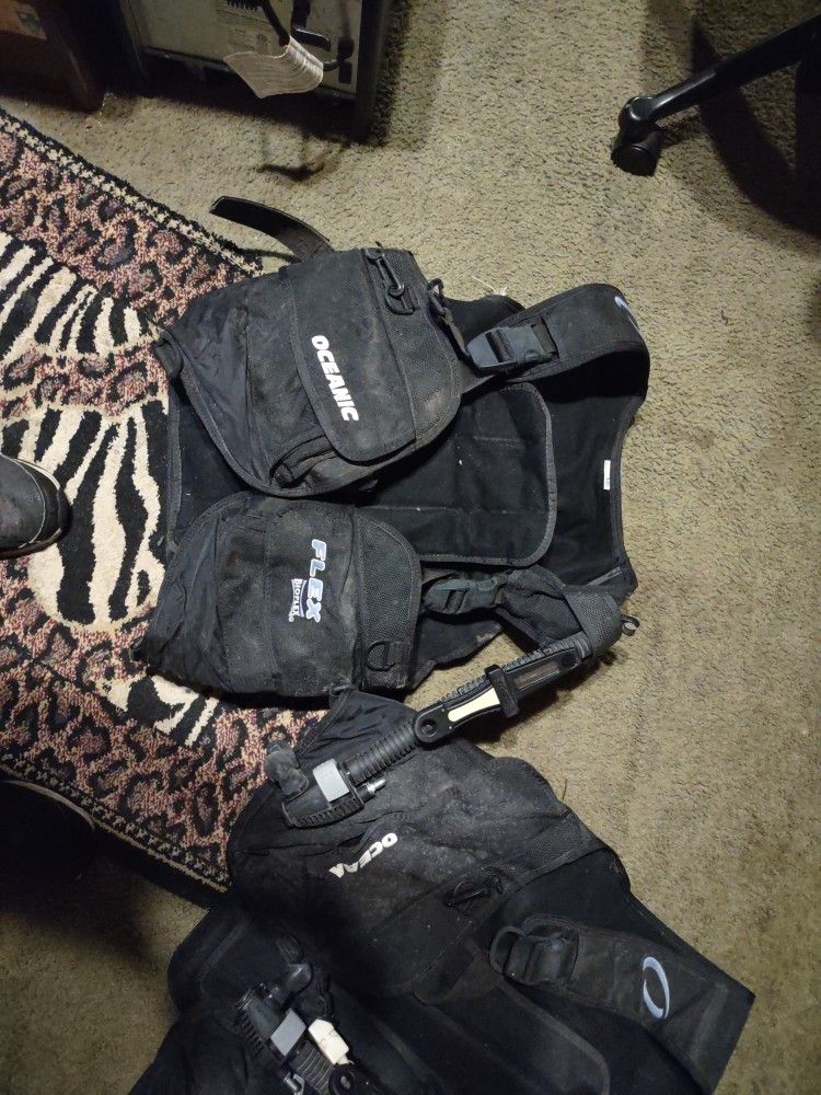Used Scuba Diving Equipment - Suits, Knives Breathing Apparatus