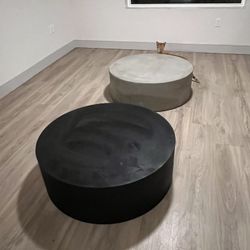 Drum coffee tables