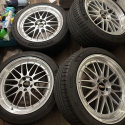 BBS-LM Wheels 5 x 114.3 Square Set Up 20 x 10 All Four